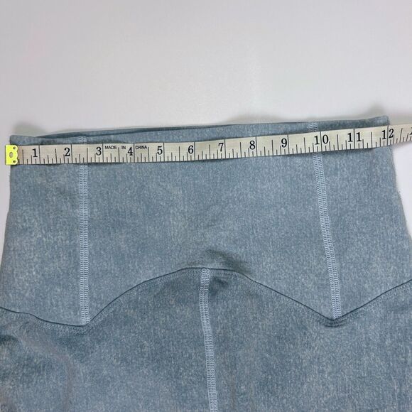 Free People FP Movement Running Through My Mind Blue High Rise Leggings sz L EUC - Picture 9 of 14